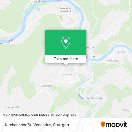 Kirchenchor St. Venantius map