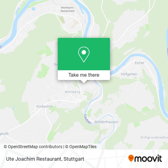 Карта Ute Joachim Restaurant
