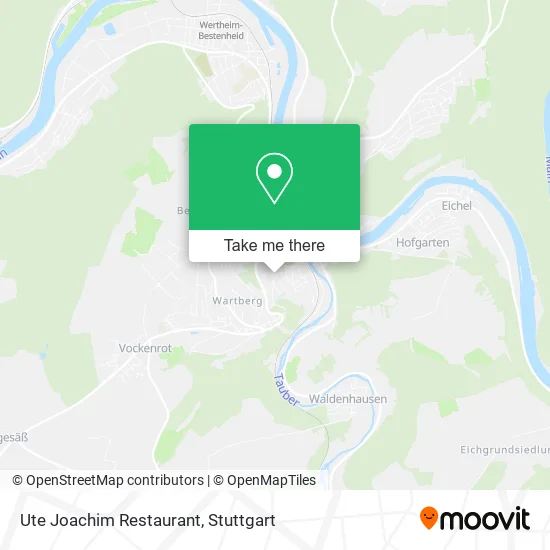 Карта Ute Joachim Restaurant