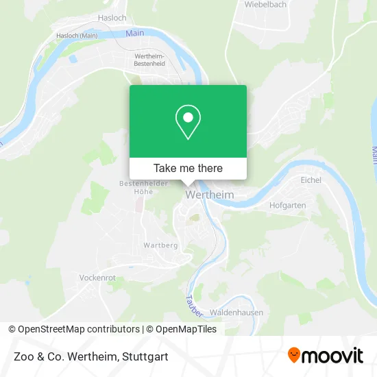 Карта Zoo & Co. Wertheim