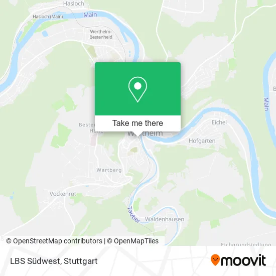 Карта LBS Südwest