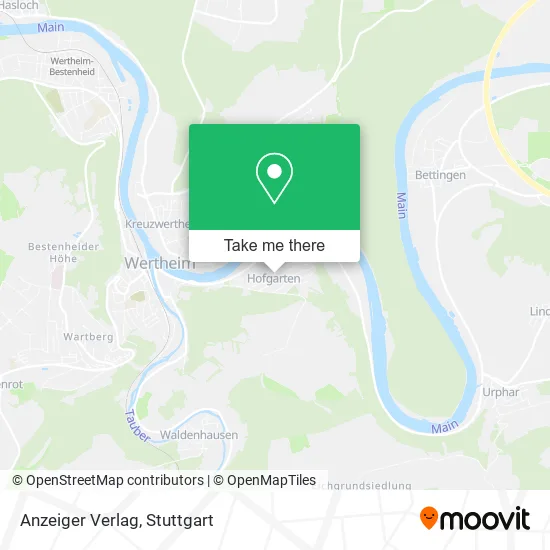 Карта Anzeiger Verlag