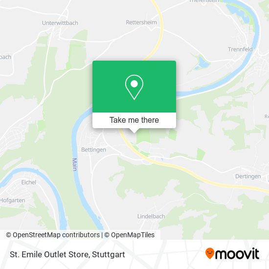 St. Emile Outlet Store map