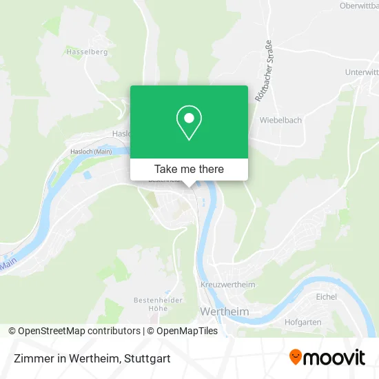 Карта Zimmer in Wertheim