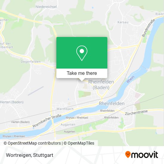 Карта Wortreigen
