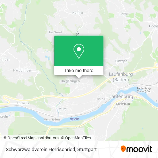 Карта Schwarzwaldverein Herrischried