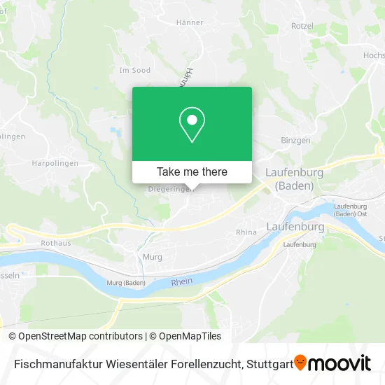 Карта Fischmanufaktur Wiesentäler Forellenzucht