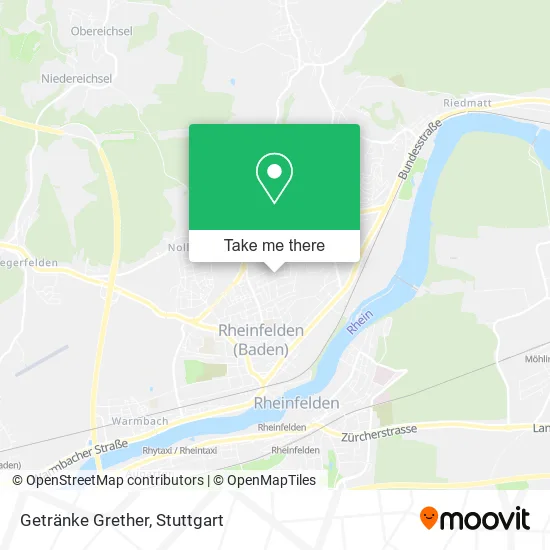 Карта Getränke Grether