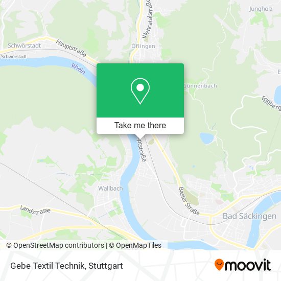 Карта Gebe Textil Technik