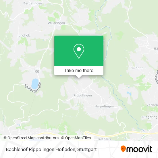 Карта Bächlehof Rippolingen Hofladen