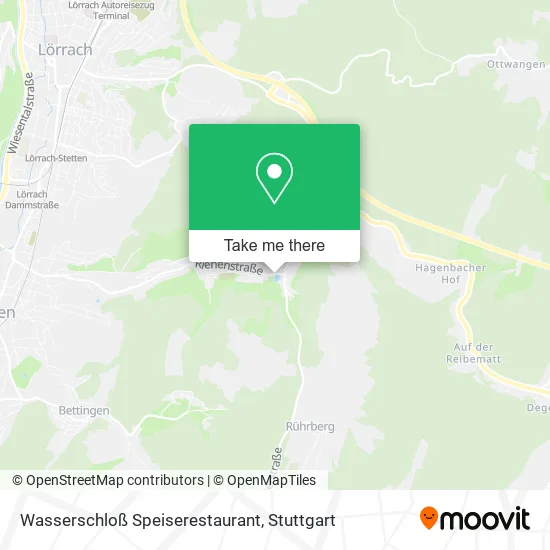Карта Wasserschloß Speiserestaurant