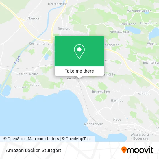 Карта Amazon Locker
