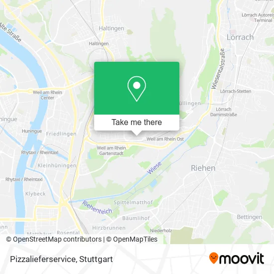 Карта Pizzalieferservice
