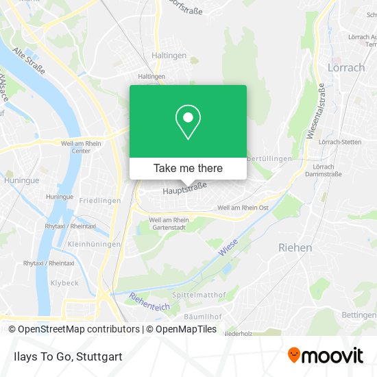 Ilays To Go map