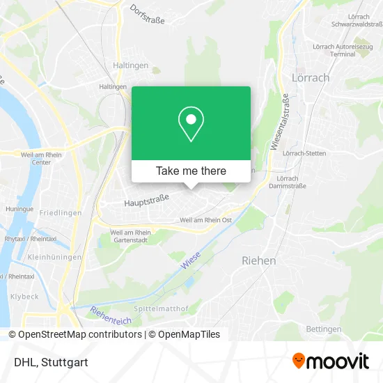 Карта DHL