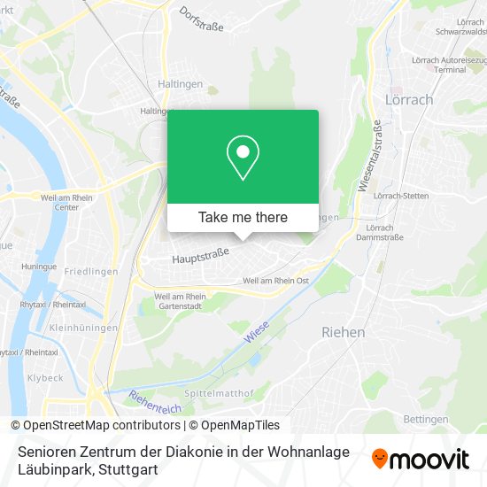 Senioren Zentrum der Diakonie in der Wohnanlage Läubinpark map