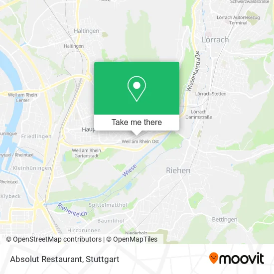 Карта Absolut Restaurant