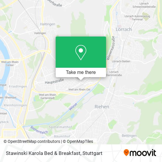 Stawinski Karola Bed & Breakfast map