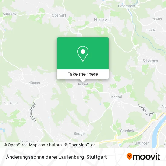 Карта Änderungsschneiderei Laufenburg