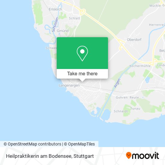 Heilpraktikerin am Bodensee map
