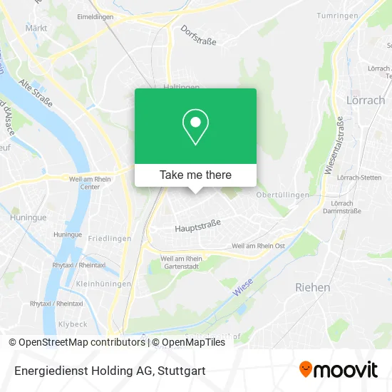 Карта Energiedienst Holding AG