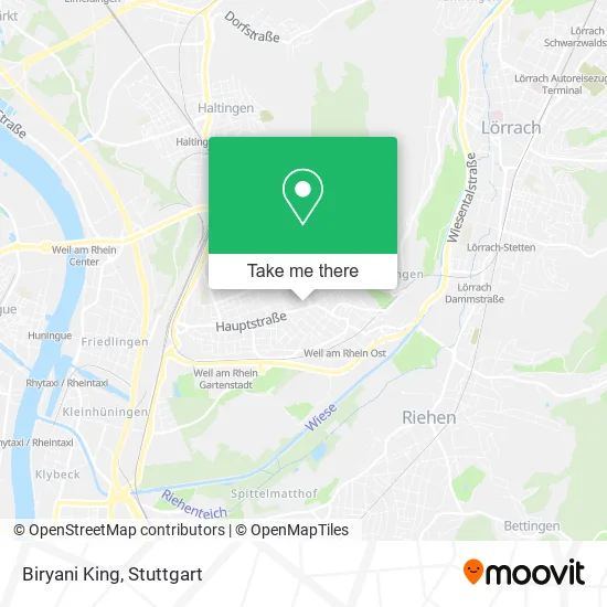 Карта Biryani King