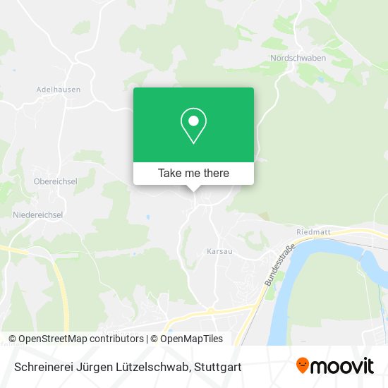 Schreinerei Jürgen Lützelschwab map