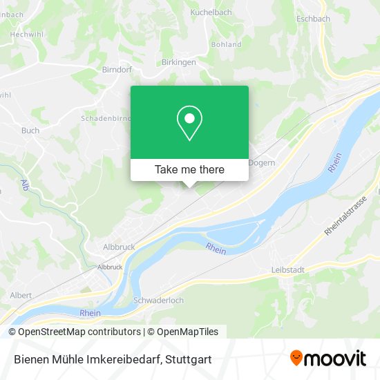 Карта Bienen Mühle Imkereibedarf