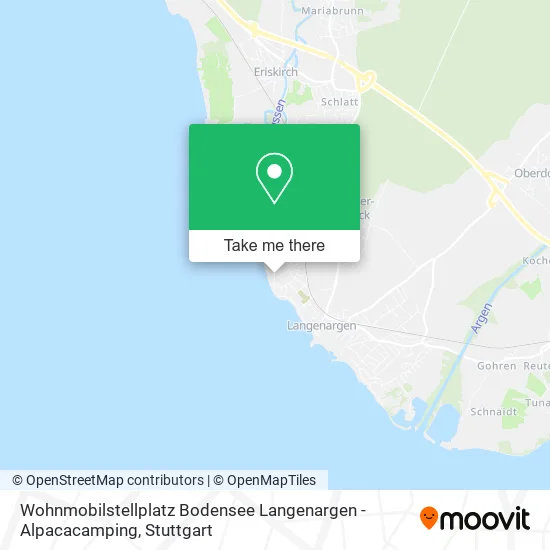 Карта Wohnmobilstellplatz Bodensee Langenargen - Alpacacamping