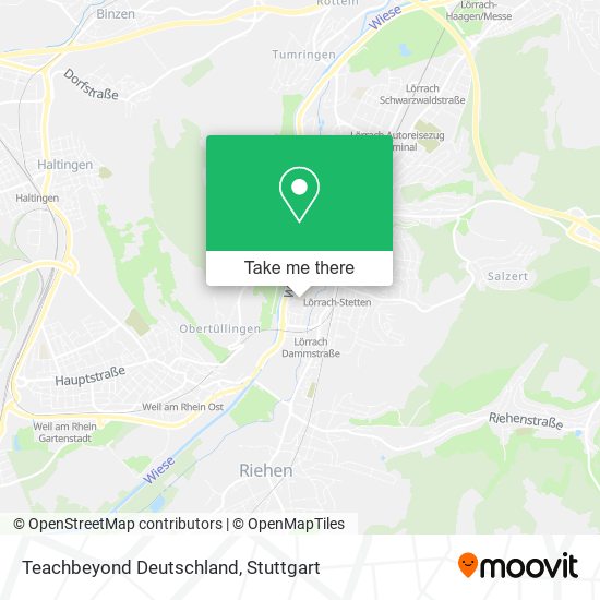 Карта Teachbeyond Deutschland