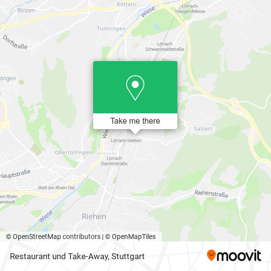 Restaurant und Take-Away map
