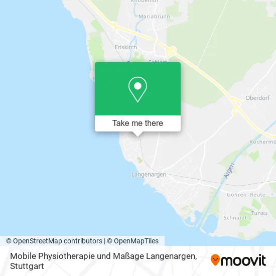 Карта Mobile Physiotherapie und Maßage Langenargen