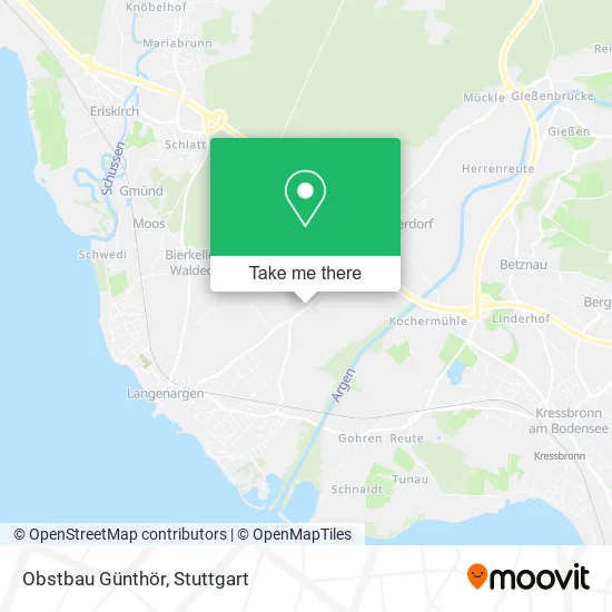 Карта Obstbau Günthör