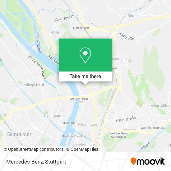 Карта Mercedes-Benz