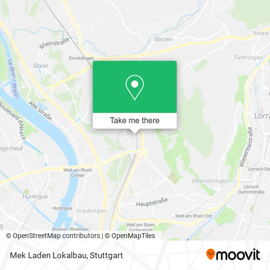Карта Mek Laden Lokalbau