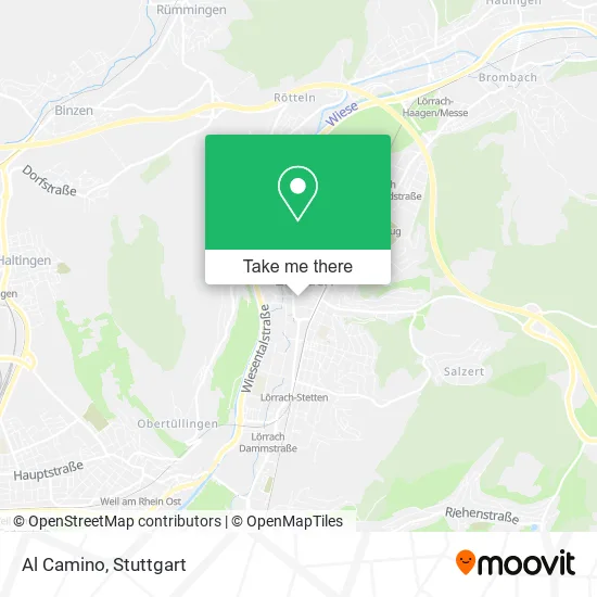 Карта Al Camino
