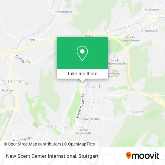 Карта New Scent Center International