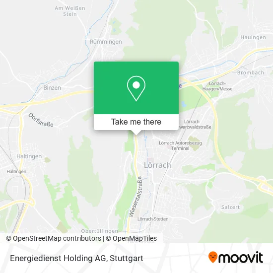 Карта Energiedienst Holding AG