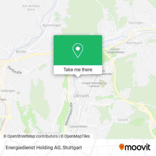 Карта Energiedienst Holding AG