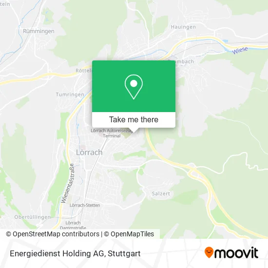 Карта Energiedienst Holding AG