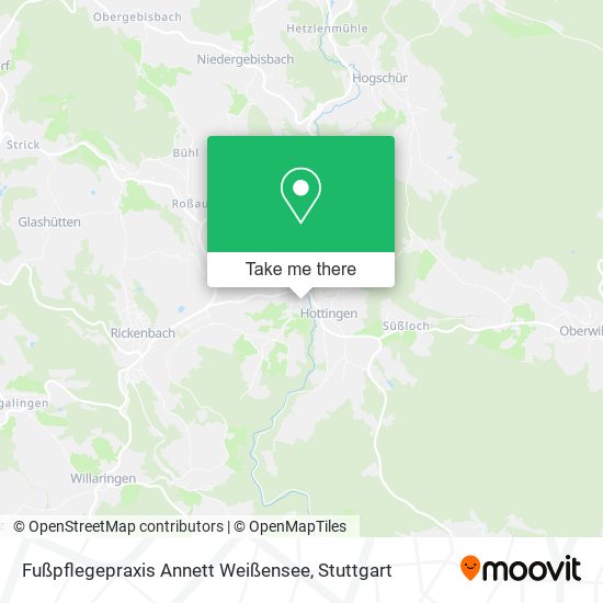 Карта Fußpflegepraxis Annett Weißensee