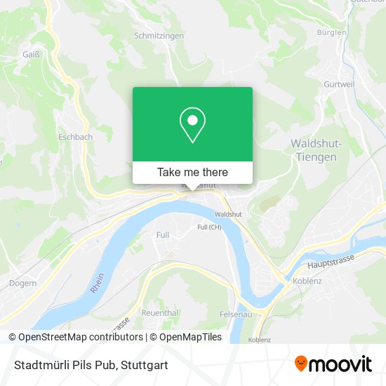 Stadtmürli Pils Pub map
