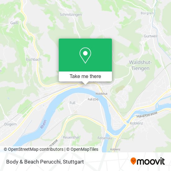 Body & Beach Perucchi map