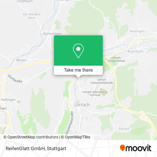 Карта ReifenGlatt GmbH