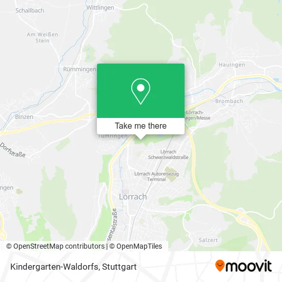 Карта Kindergarten-Waldorfs