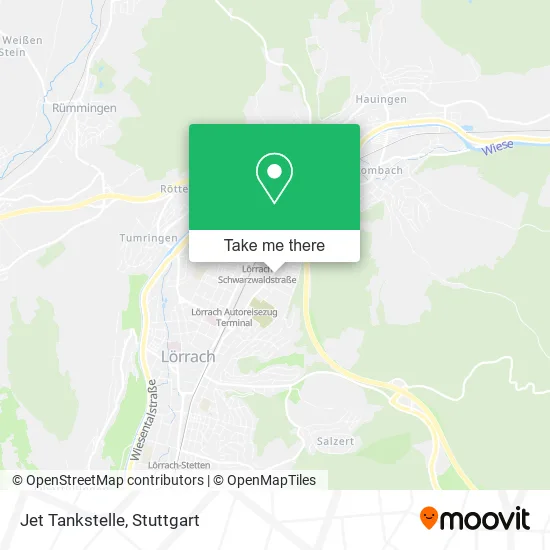 Карта Jet Tankstelle