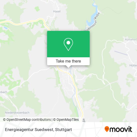 Карта Energieagentur Suedwest