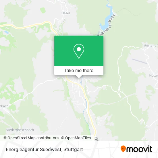 Карта Energieagentur Suedwest