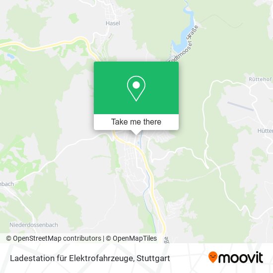 Ladestation für Elektrofahrzeuge map