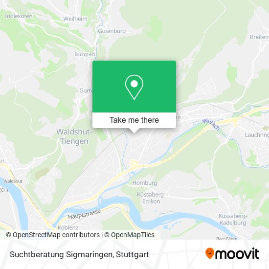 Suchtberatung Sigmaringen map